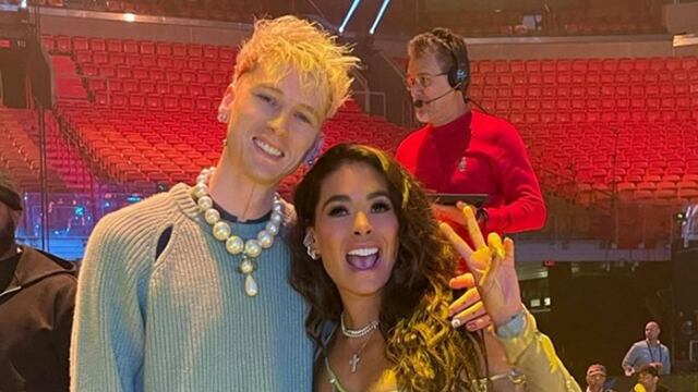 Galilea Montijo y Machine Gun Kelly