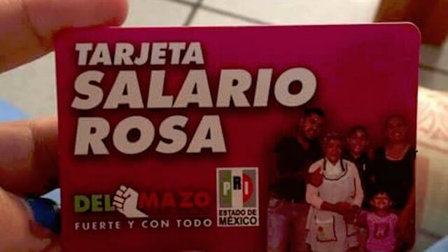 Tarjeta Salario Rosa