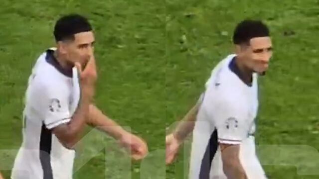 Jude Bellingham hace gesto obsceno en la Eurocopa 2024