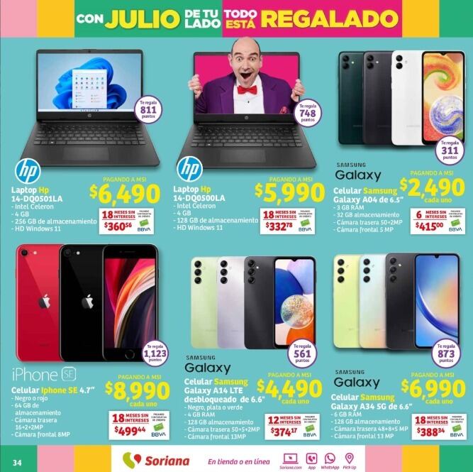Julio Regalado tiene estas promociones para ti en telefonía