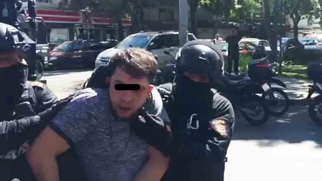 Se llevó a cabo un fuerte operativo para su detención