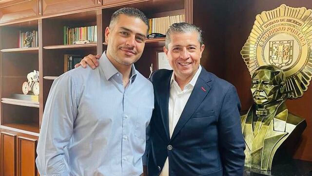 Omar García Harfuch y Giovani Gutiérrez