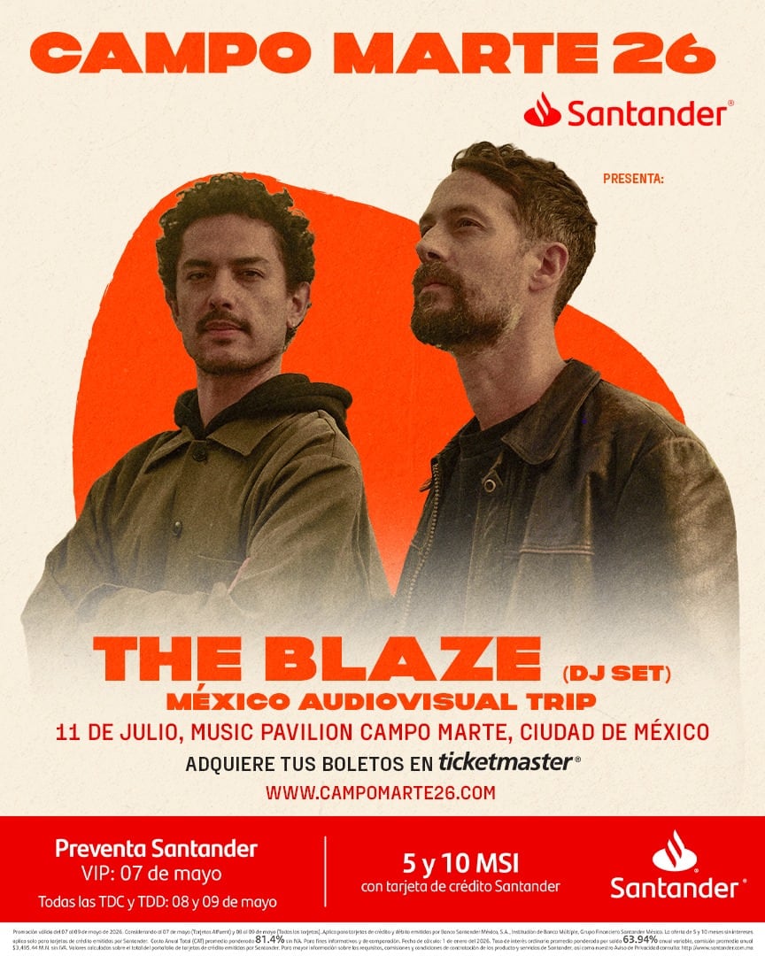 Concierto de The Blaze en Campo Marte