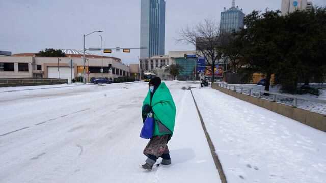 Tormenta invernal en Texas