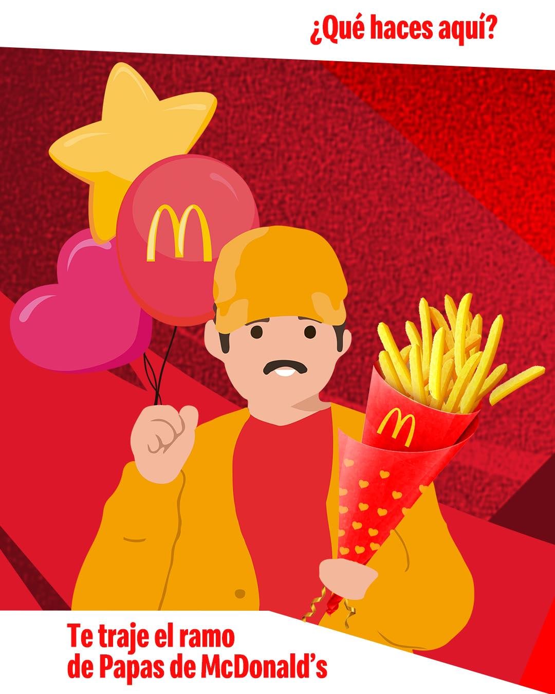 Ramo de papas McDonald’s