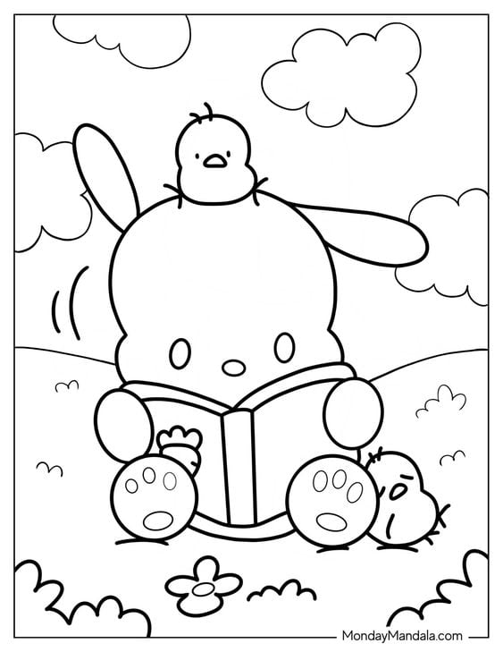 Dibujos de Pochacco para colorear