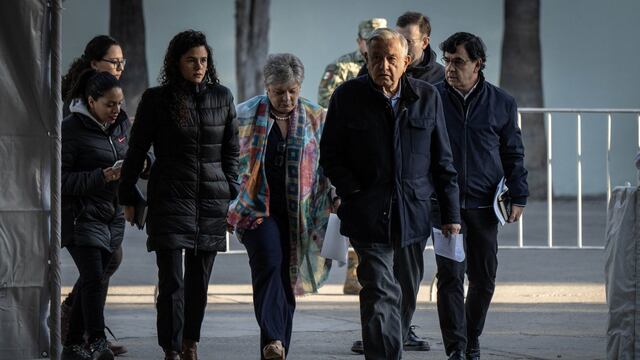 Andrés Manuel López Obrador, presidente de México, anunció que el Viaducto elevado que se construye en Tijuana terminará en tiempo y forma