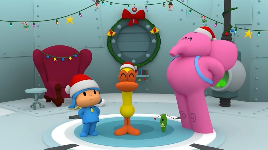 Pocoyó celebra la Navidad