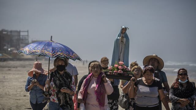 Realizan peregrinación para pedir el fin del Covid-19