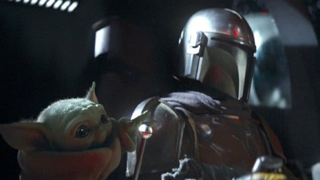 The Mandalorian con Baby Yoda