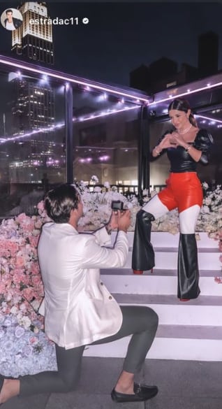 Christian Estrada le pide matrimonio a Ferka