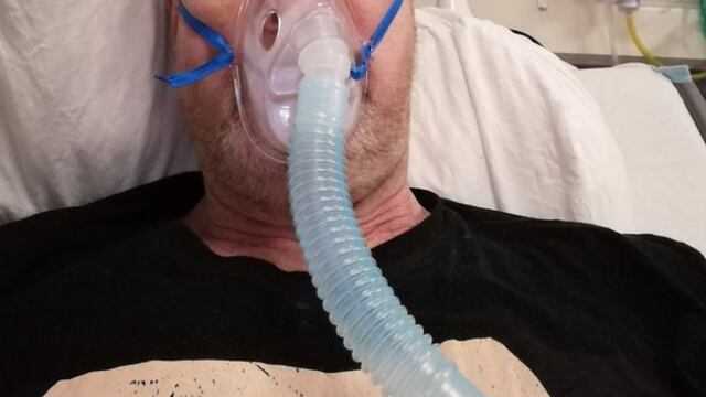 Tras superar el Covid-19, Geoff Bodman tuvo que aprender a leer y escribir