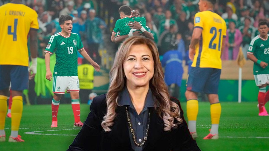 Captan a la alcaldesa Juana Carrillo en zona premium durante el México vs Ecuador