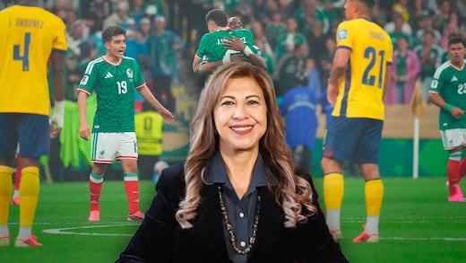 Captan a la alcaldesa Juana Carrillo en zona premium durante el México vs Ecuador