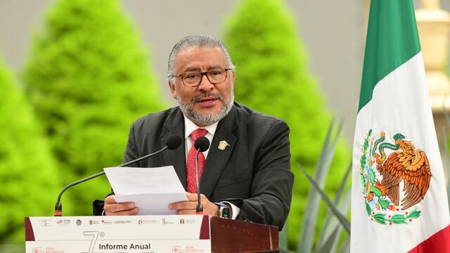 Horacio Duarte, secretario general de Delfina Gómez