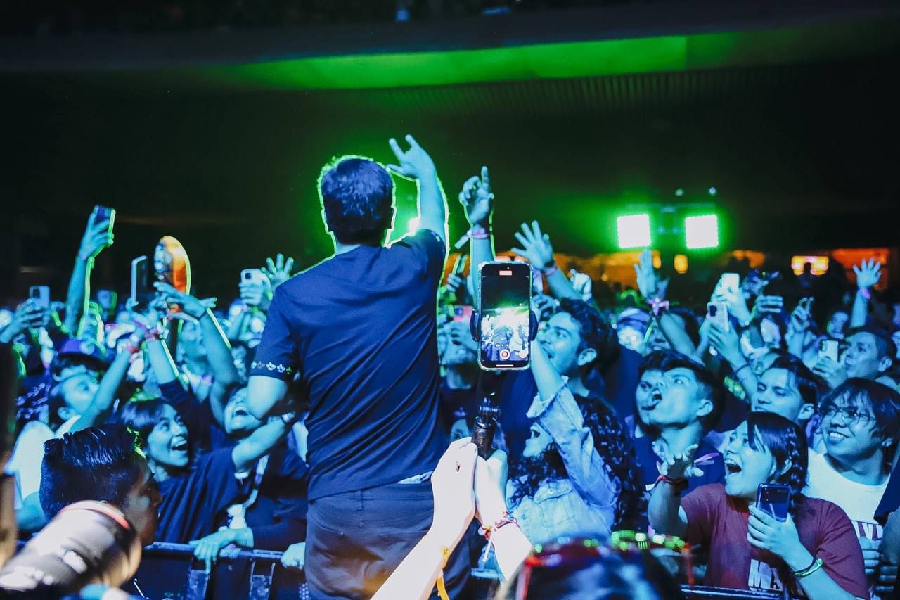 Jorge Álvarez Máynez en su cierre de campaña