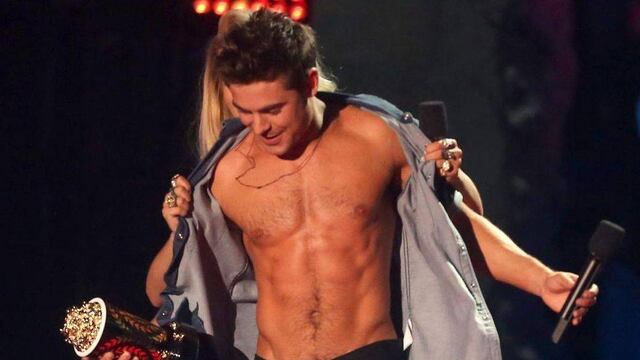 Zac Efron en los MTV Movie Awards