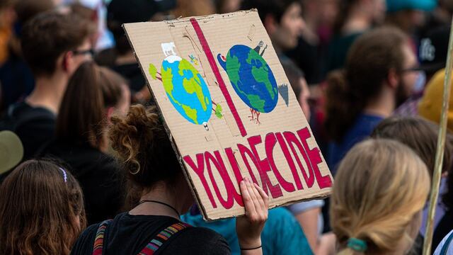 Marcha para combatir el cambio climático