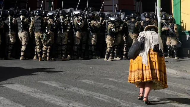 Palacio de gobierno, en Plaza Murillo, en La Paz, Bolivia (AP Foto/Juan Karita).