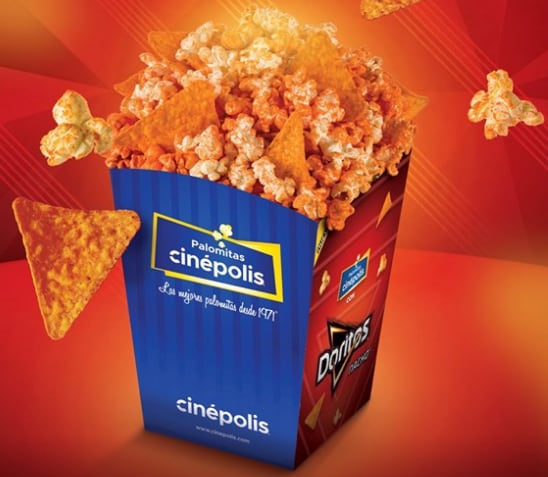 Palomitas en Cinépolis Doritos Nacho