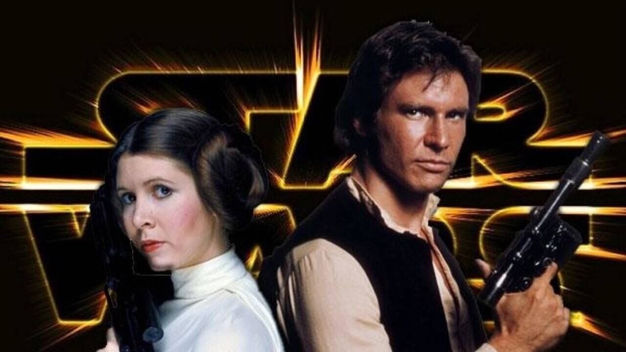 Carrie Fisher y Harrison Ford