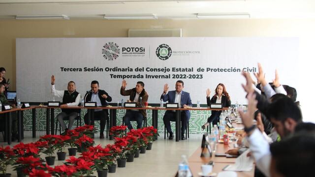 Ricardo Gallardo encabezó la tercera sesión ordinaria del Consejo Estatal de Protección Civil