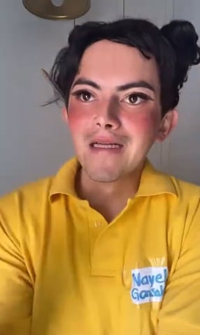 'La Nayeli' Damián Cervantes, influencer.