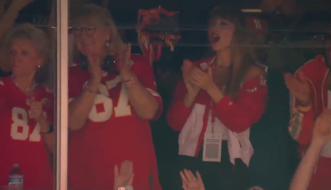 Taylor Swift animando a los Kansas City Chiefs