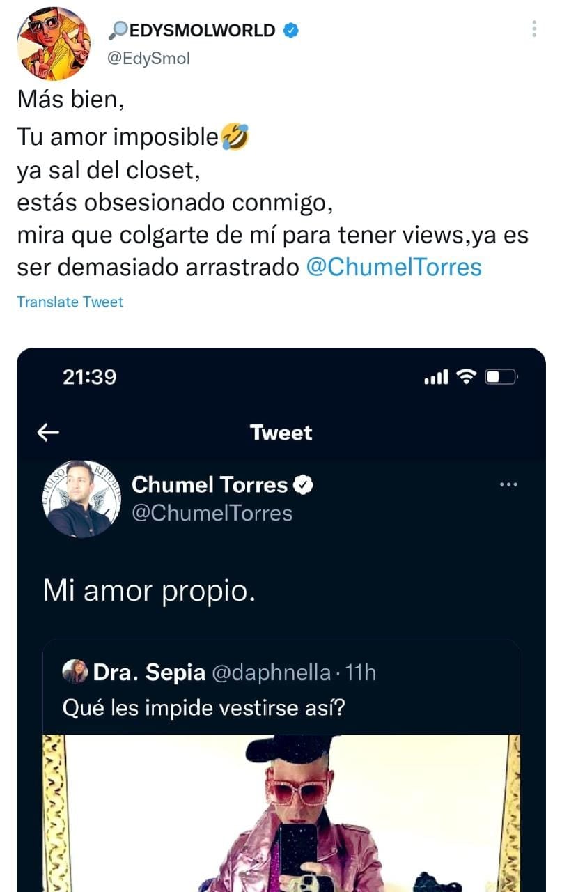 Respuesta de Edy Smol
