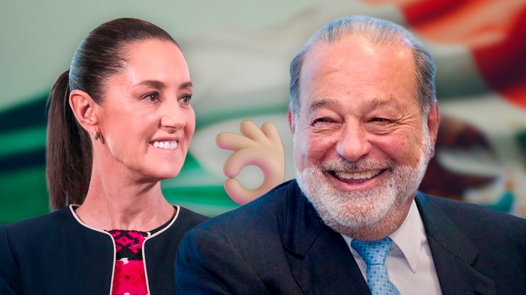 Claudia Sheinbaum: “Carlos Slim es muy optimista con la situación de México”