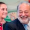 Claudia Sheinbaum: “Carlos Slim es muy optimista con la situación de México”