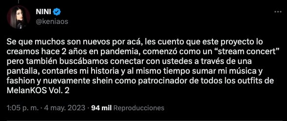 Kenia Os explica en qué consiste su concierto de MelanKOS