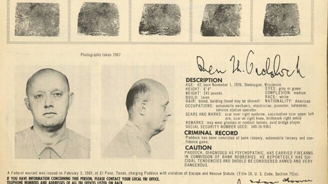 Benjamin Hoskins Paddock, padre de Stephen Paddock