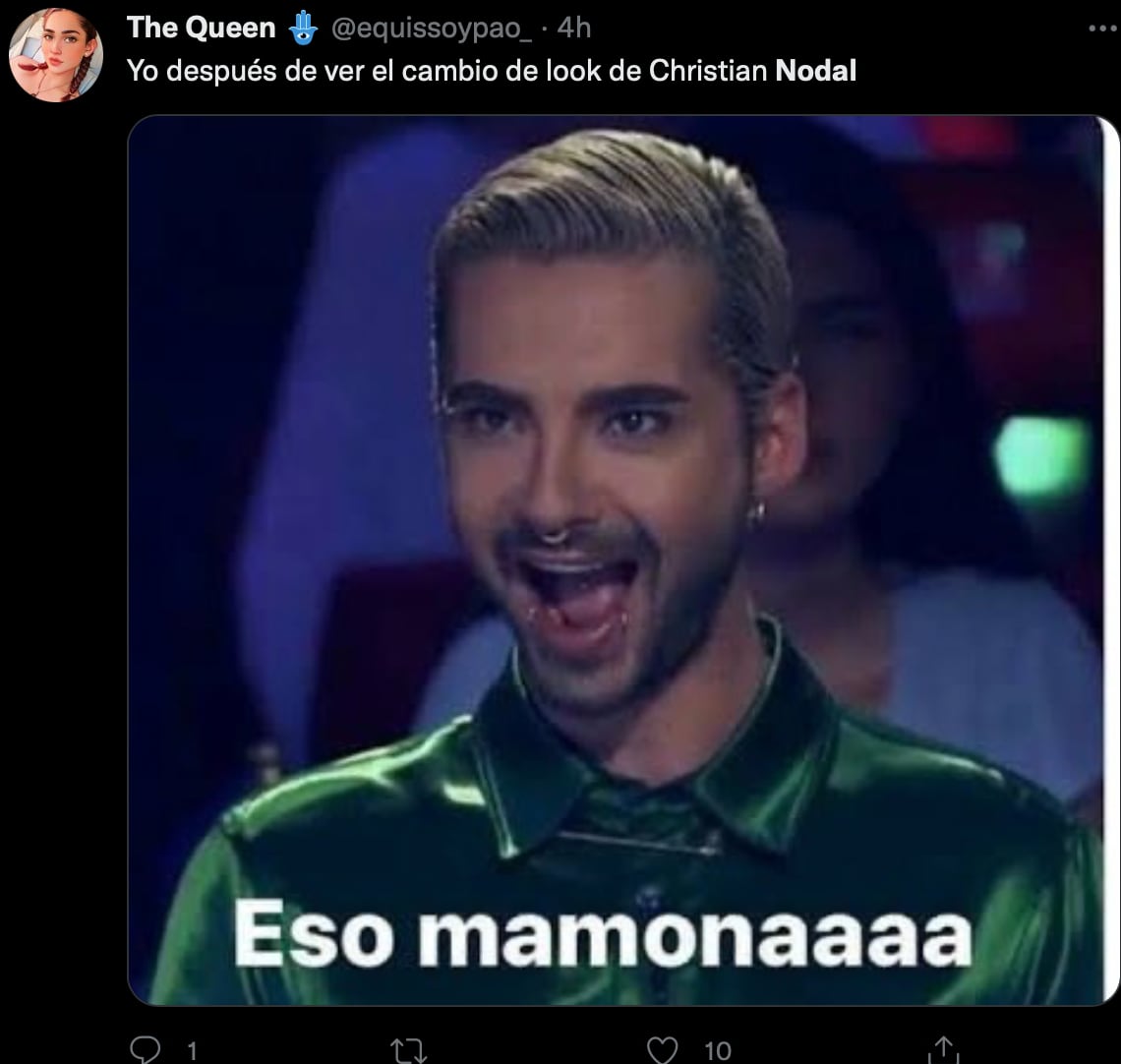 ¿J Balvin? Se burlan de Christian Nodal por su nuevo look