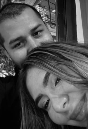 José Manuel Grajales Méndez y su esposa Angélica.