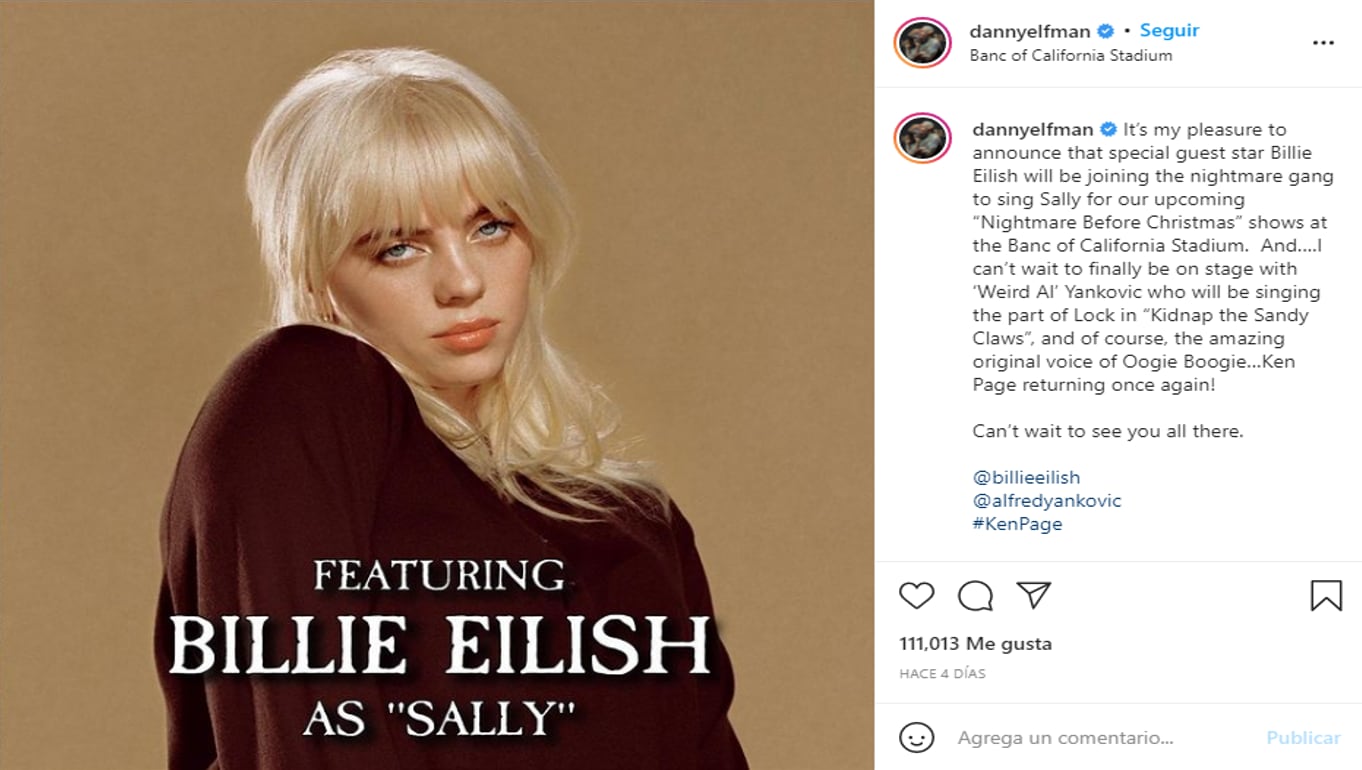 Billie Eilish 'Sally'