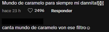 Fans de Danna Paola le recuerdan que siempre le pedirán 'Mundo de Caramelo'.