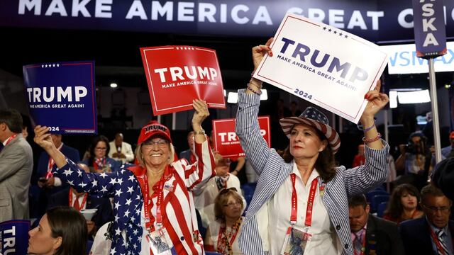 Convención Nacional Republicana apoya a Donald Trump