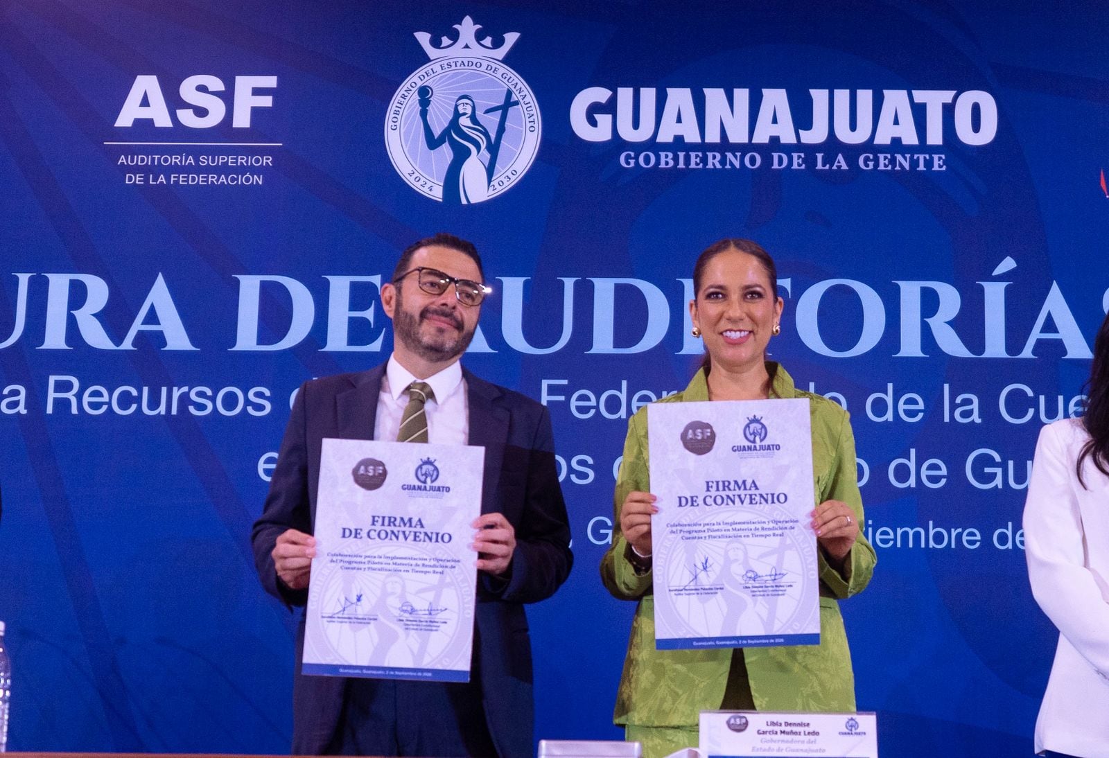 Libia Dennise García destaca cuentas claras y fiscalización en Guanajuato.