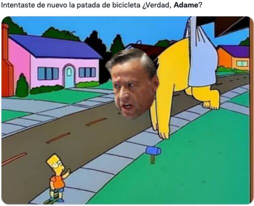 Alfredo Adame y sus patadas de bicicleta provocan memes