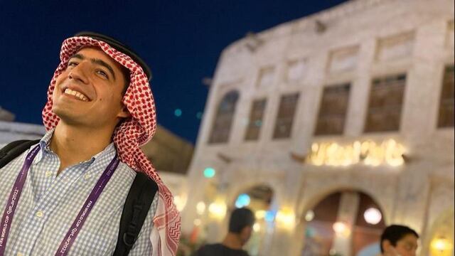 Andrés Vaca celebró el precio de la gasolina en Qatar.