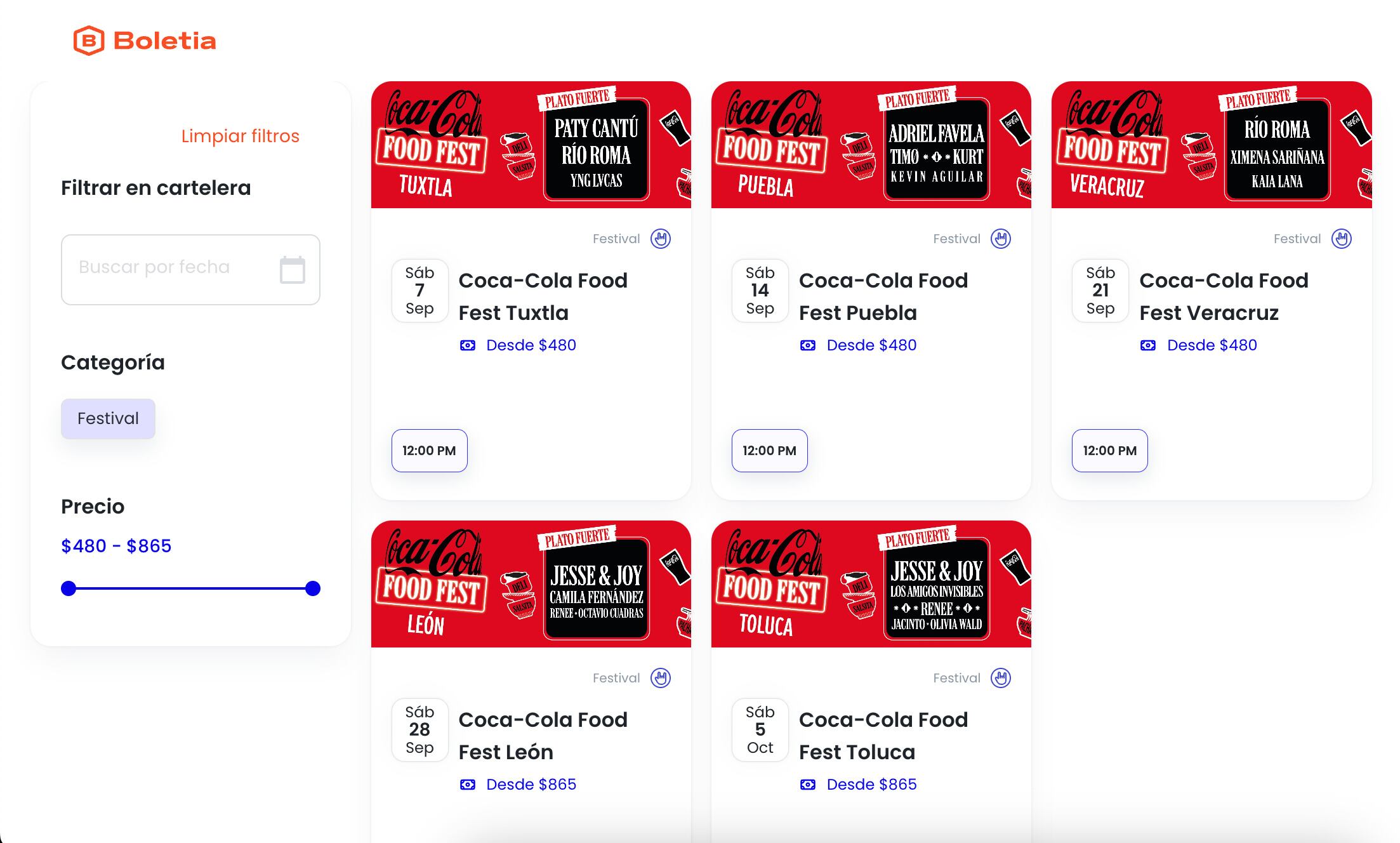 Coca Cola Food Fest