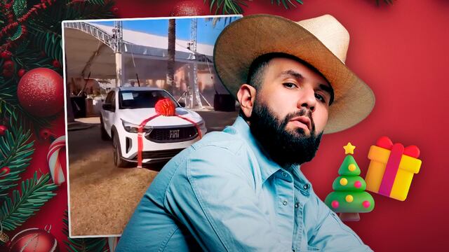 Usuarios quieren un jefe como Carín León tras regalar una camioneta en la posada navideña