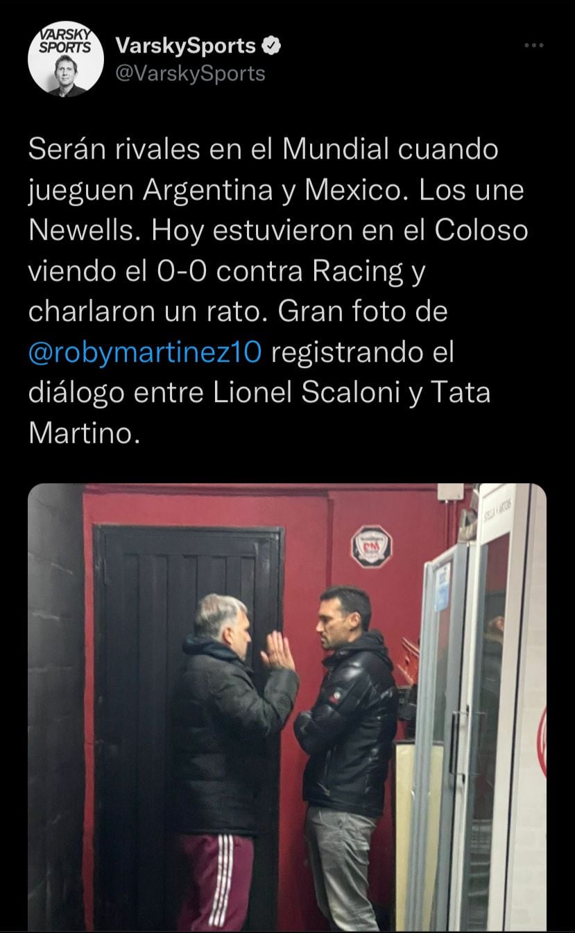 Gerardo Martino se fue a Argentina a ver el futbol, en vez de estar preparando a la Selección Mexicana.