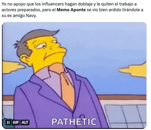 Memes le dan la razón Memo Aponte tras opinar del doblaje en Spider-Man con startalents