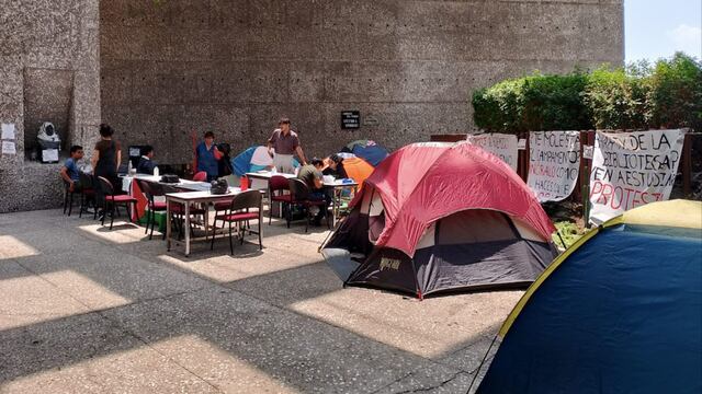 Colegio de México protesta pro Palestina