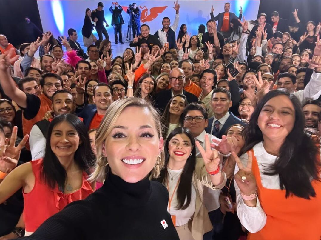 Mariana Rodríguez participó en la Convención Nacional de Jóvenes en Movimiento 2022