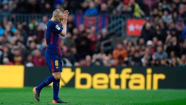Iniesta estaría viviendo sus últimos partidos como jugador del Barça