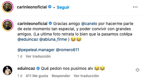 Carín León sobre los XV Años de la hija del Canelo.