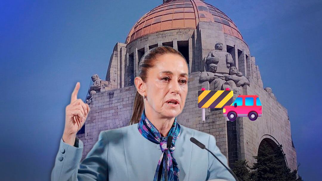 Informe de Claudia Sheinbaum: calles cerradas y afectaciones viales en el Monumento a la Revolución